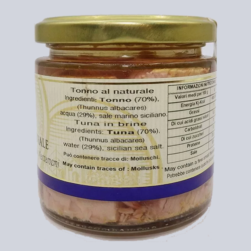 Thon au naturel - Bocal - 220g