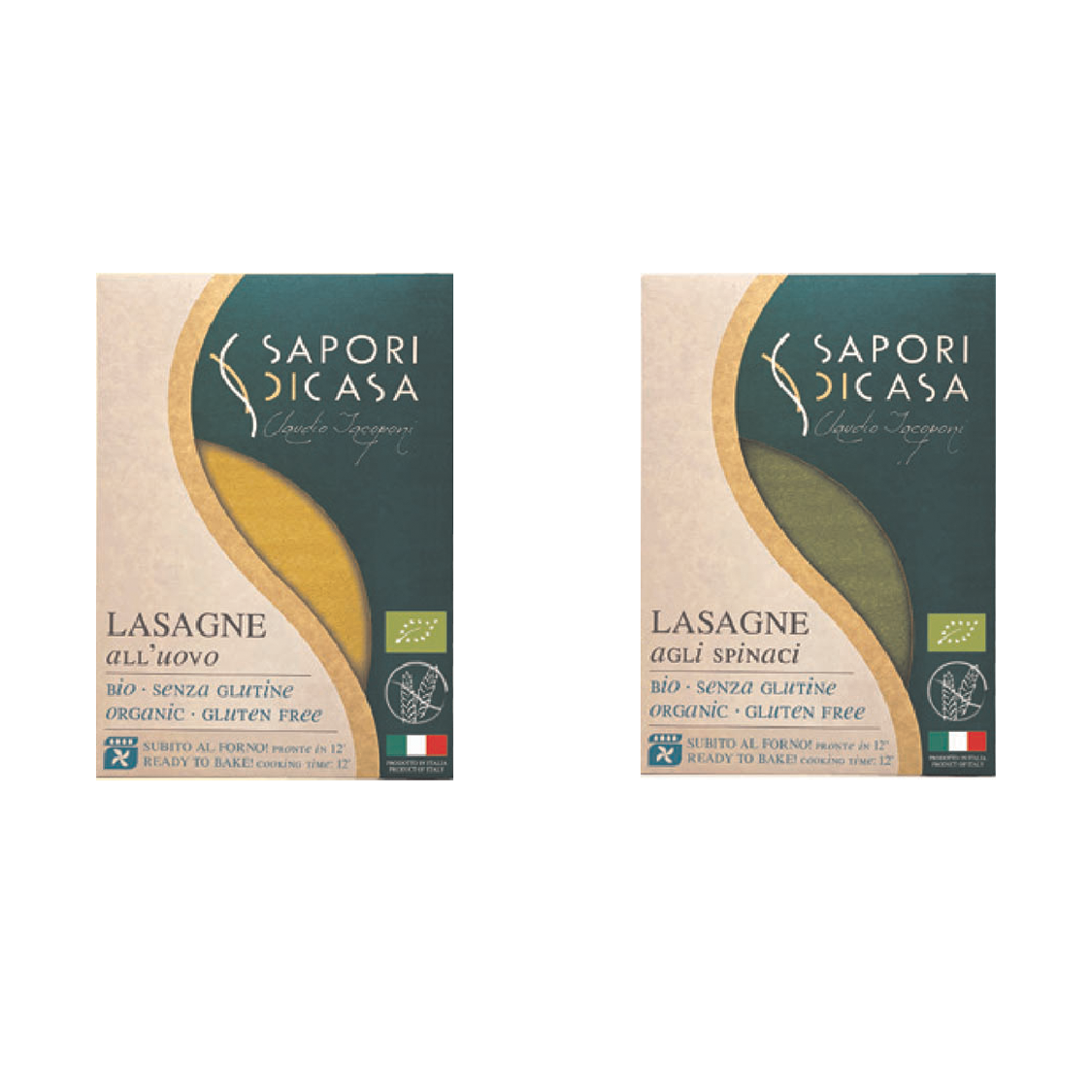 Lasagnes Bio italiennes sans gluten - 200g