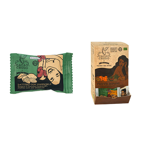 Dattes Medjool aux amandes enrobées de chocolat - 25g