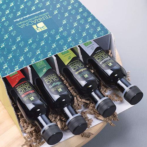Coffret dégustation 4 huiles d´olives - 40cl